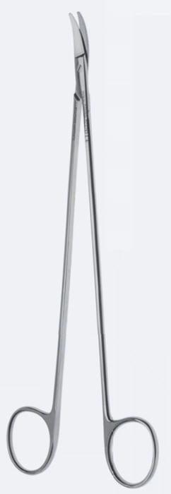 Ножиці, хірургічні, "Golf", судинні, дуже тупокінцеві, загальна довжина 150 мм, 6". Бренд - Asanus Medizintechnik Gmb, Німеччина